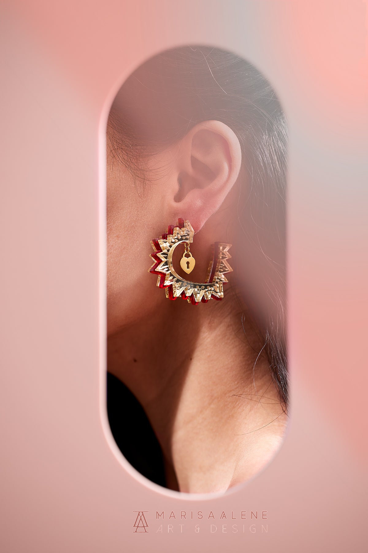 Lock & Key Statement Earrings