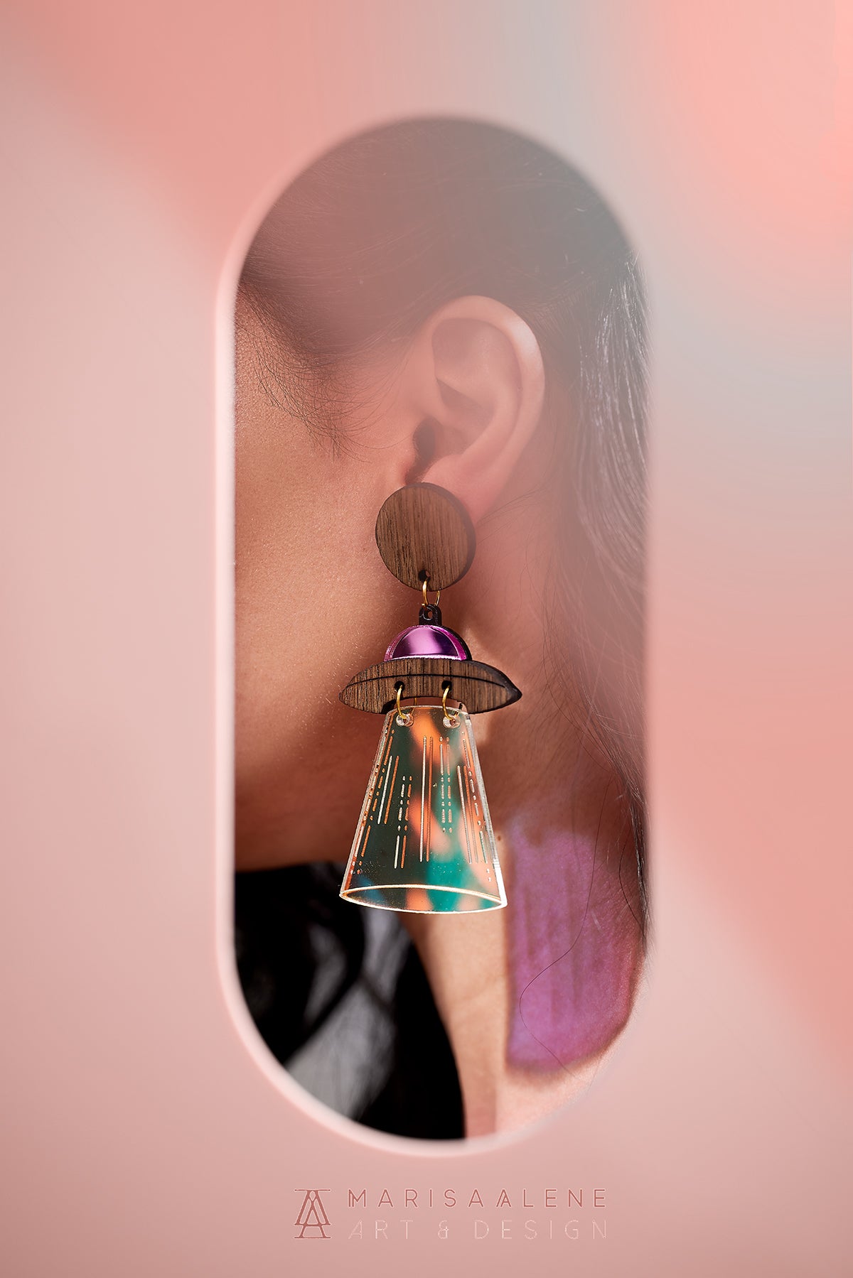 UFO Statement Earrings