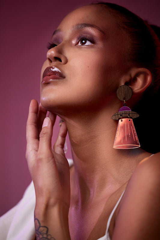 UFO Statement Earrings